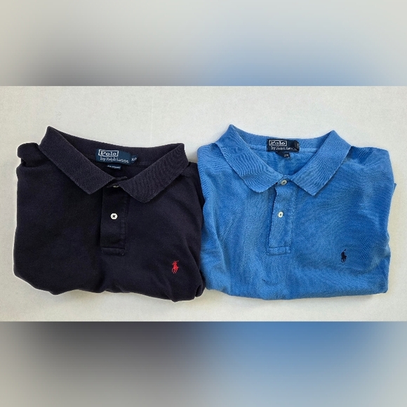 Ralph Lauren Other - Polo Ralph Lauren Mens Short Sleeve Polo Shirts-2 Size XXL Navy/Blue Logo
